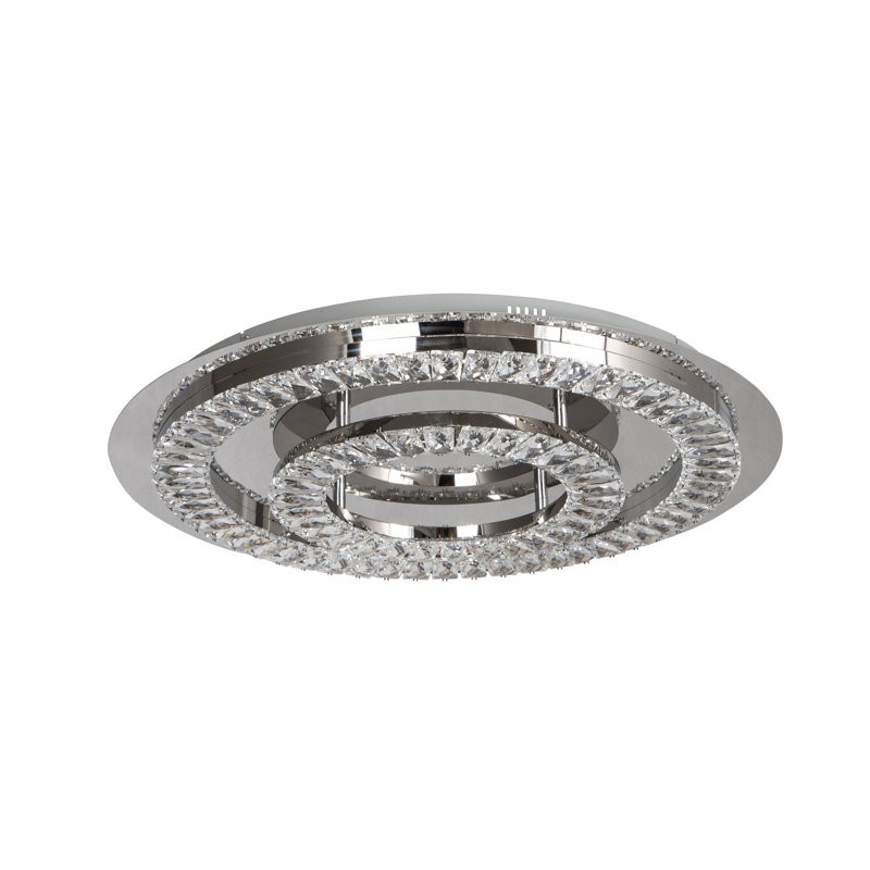 Modern stainless steel crystal lamp