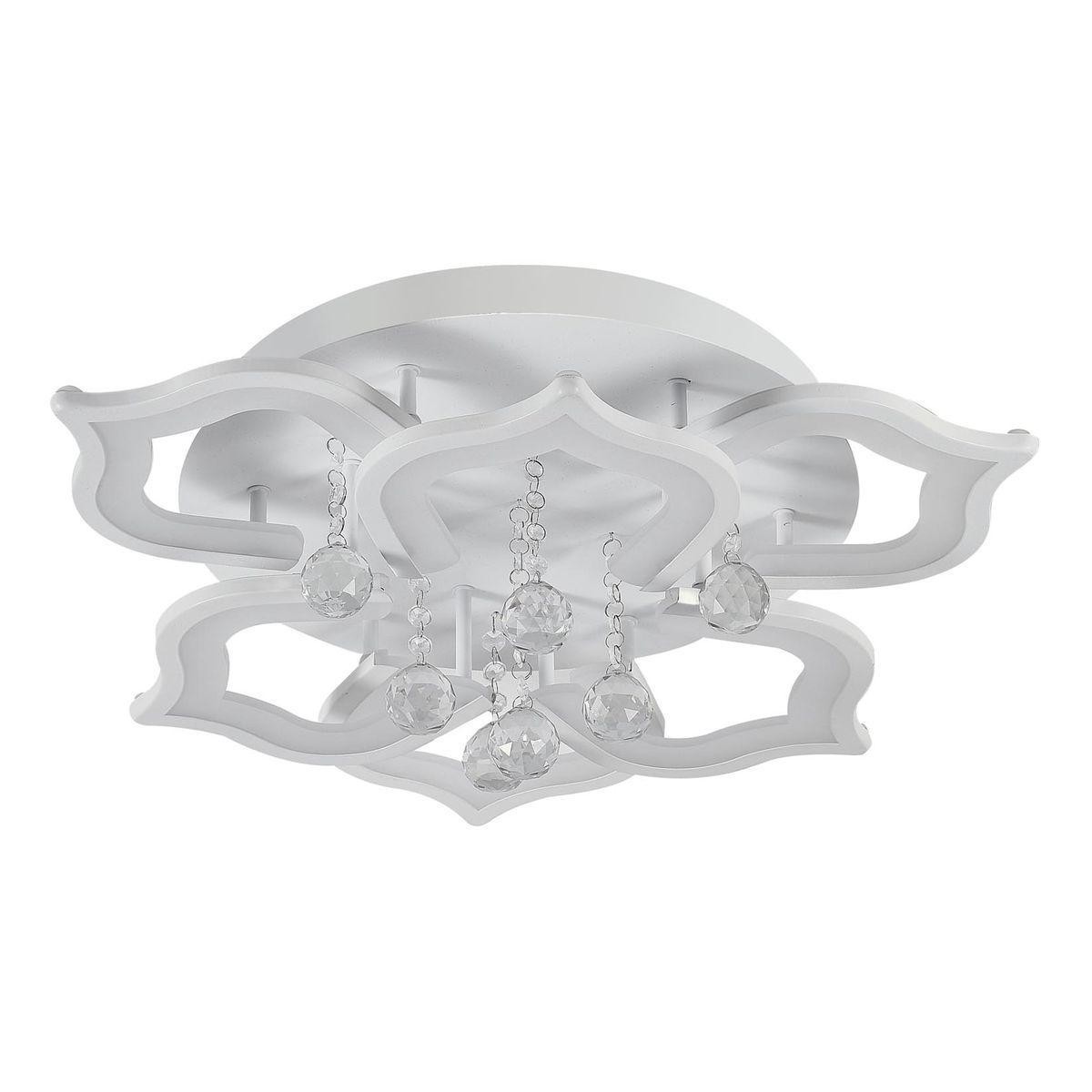 Painted lotus ceiling lamp