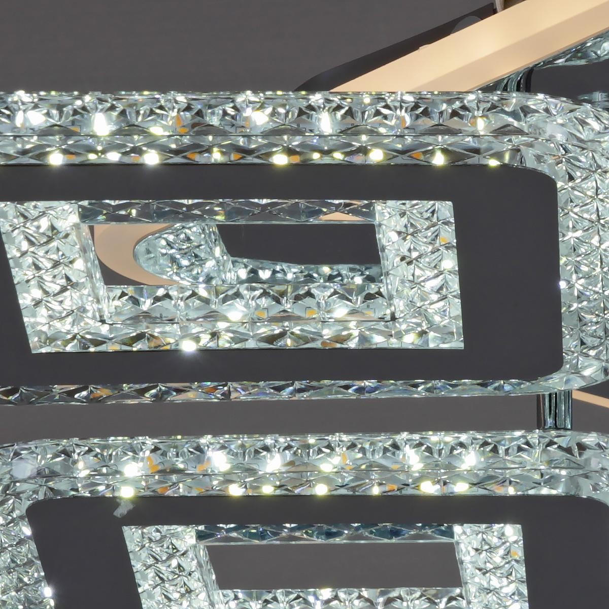 RGB 4-head square bubble ceiling light