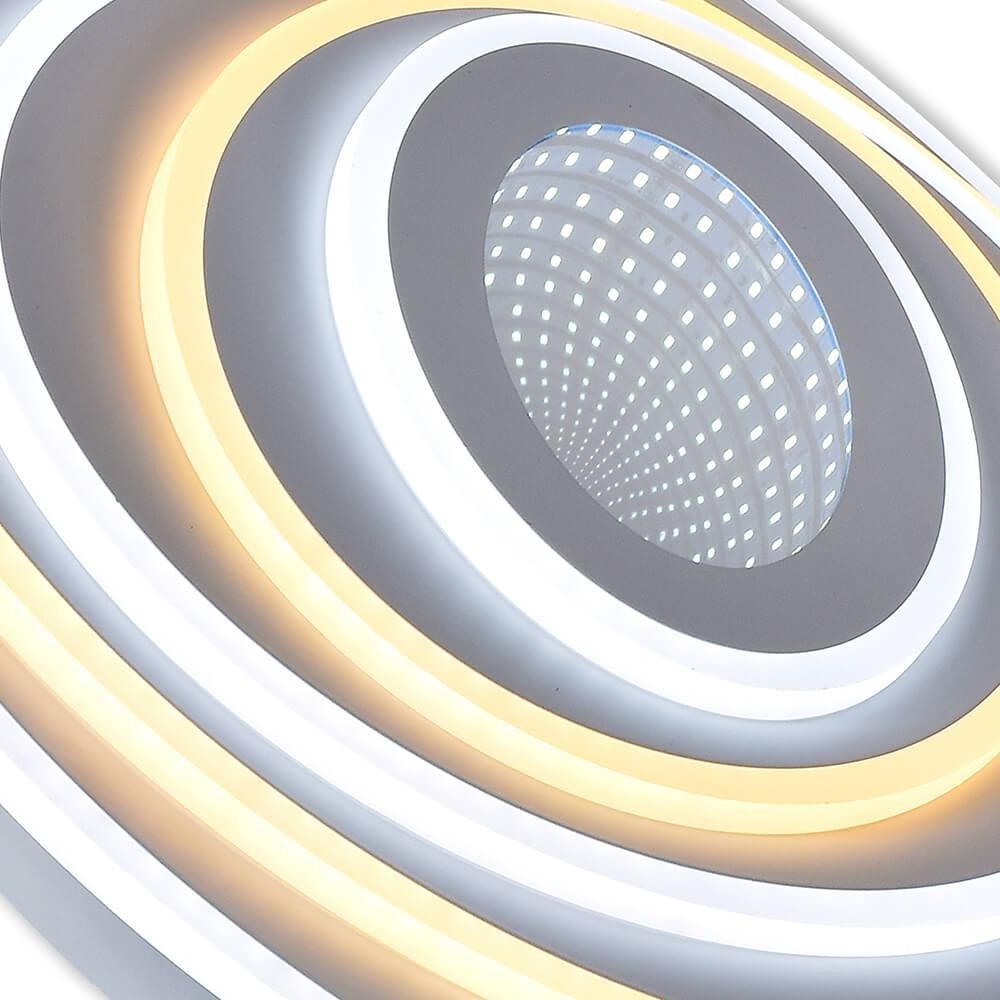 Round 3D effect thickened acrylic ceiling lamp