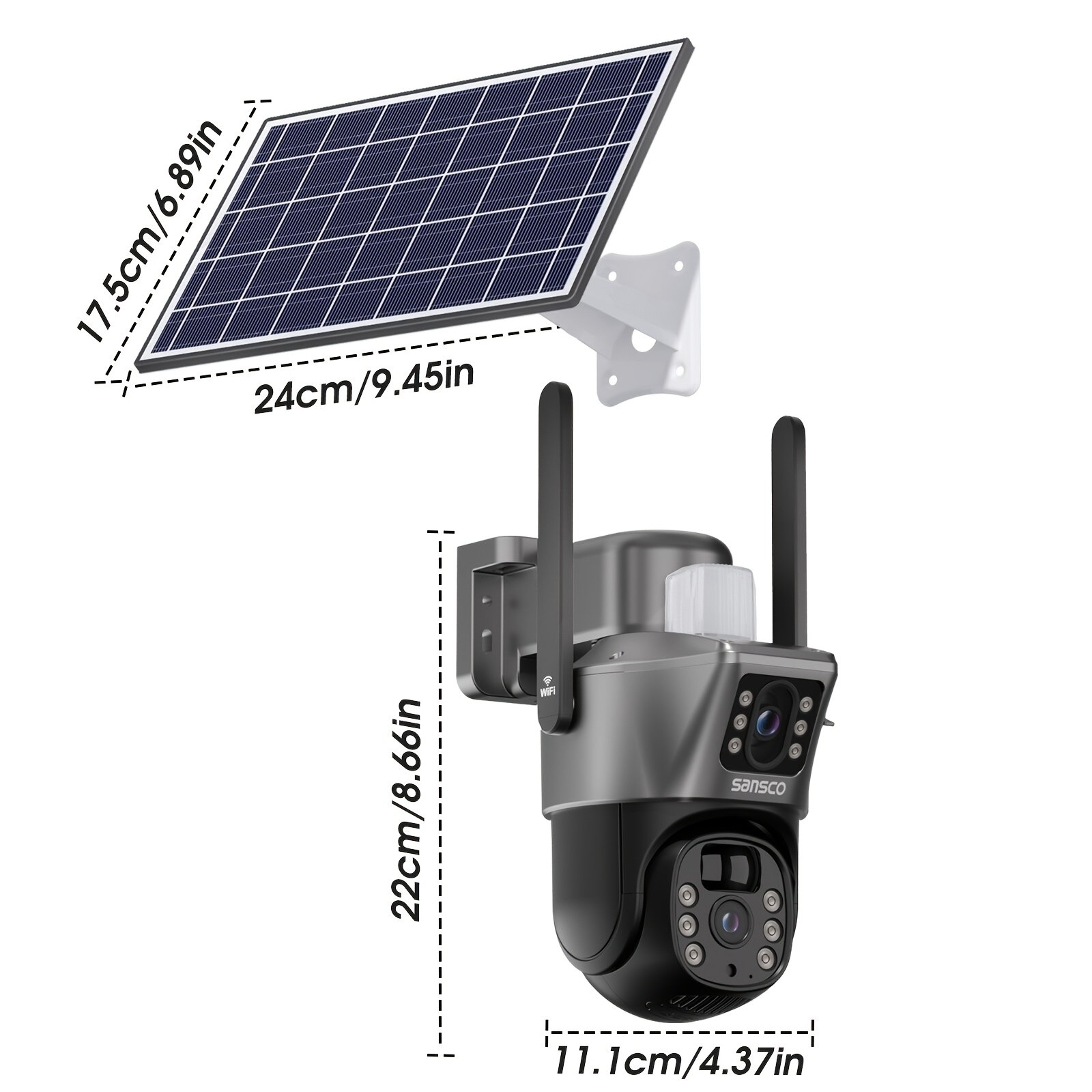 Solar 2.4g/wifi monitoring