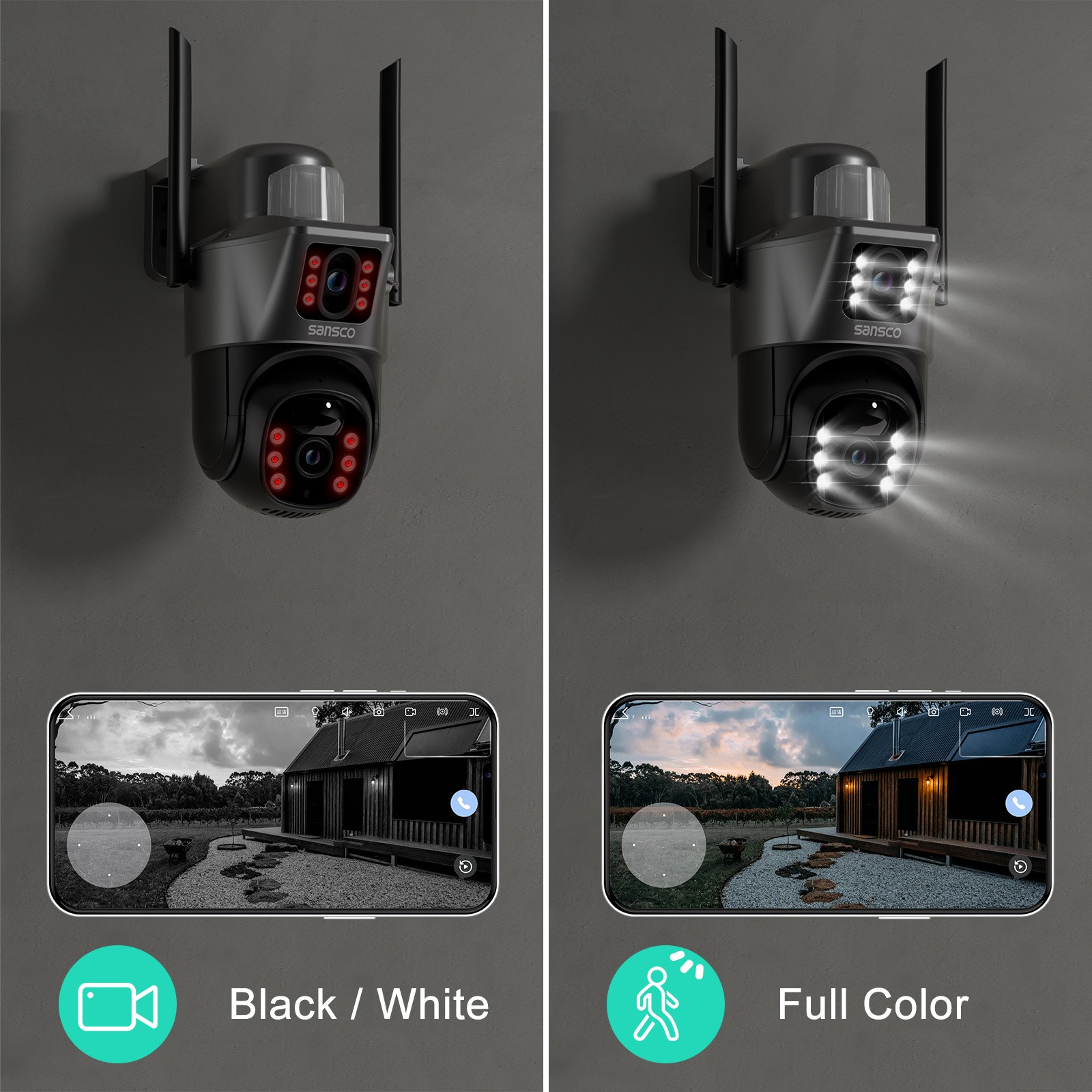 Solar 2.4g/wifi monitoring