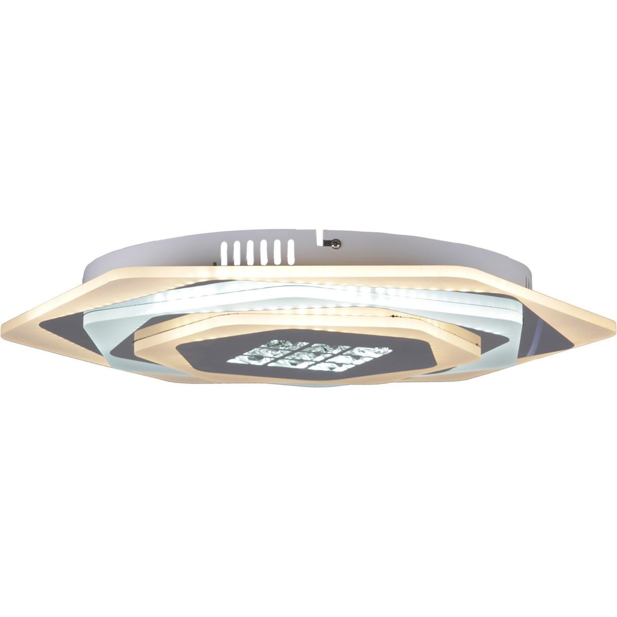 Thickened octagonal crystal ceiling lamp