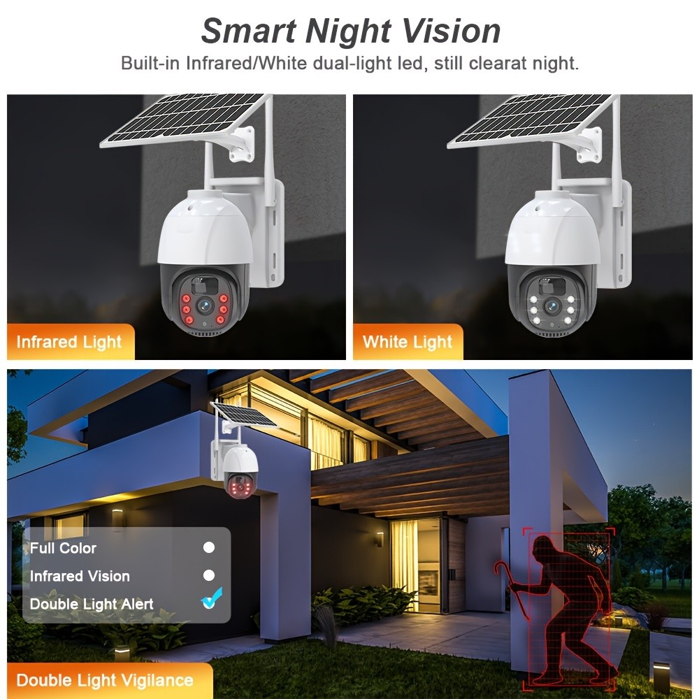 Wireless Outdoor Solar Security Camera