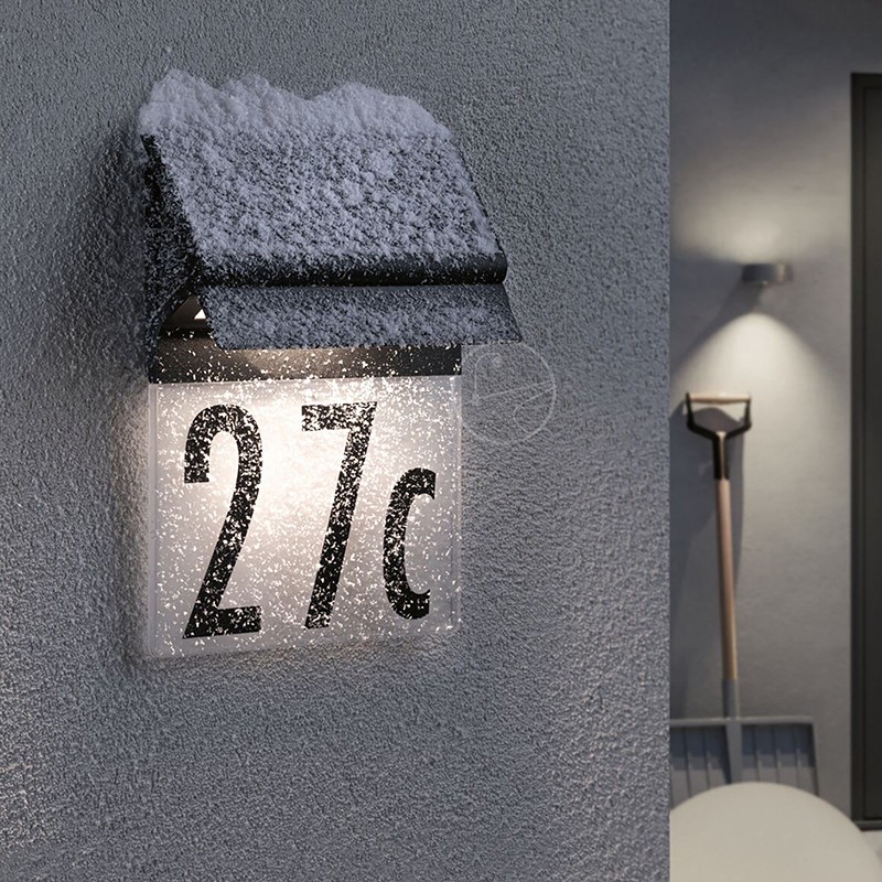YD28-Waterproof outdoor solar house number light